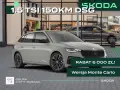 Szara Skoda Scala w wersji Monte Carlo, z rabatem 6000 zł, prezentowana w salonie.