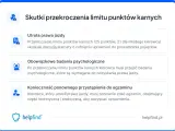 Przekroczenie limitu punktów karnych za prędkość grozi utratą prawa jazdy, badaniami psychologicznymi i koniecznością ponownego zdania egzaminu.