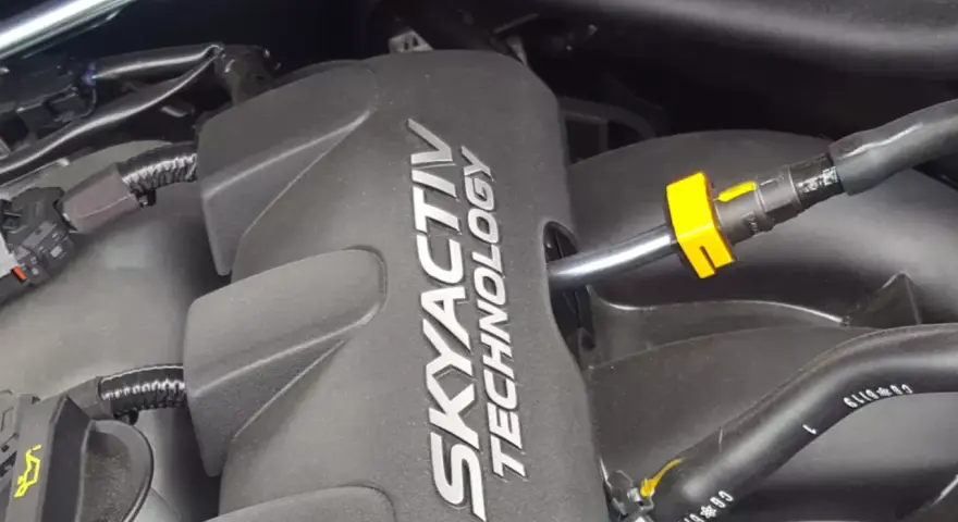 Silnik benzynowy SKYACTIV TECHNOLOGY, symbol innowacji i najlepsze silniki benzynowe.