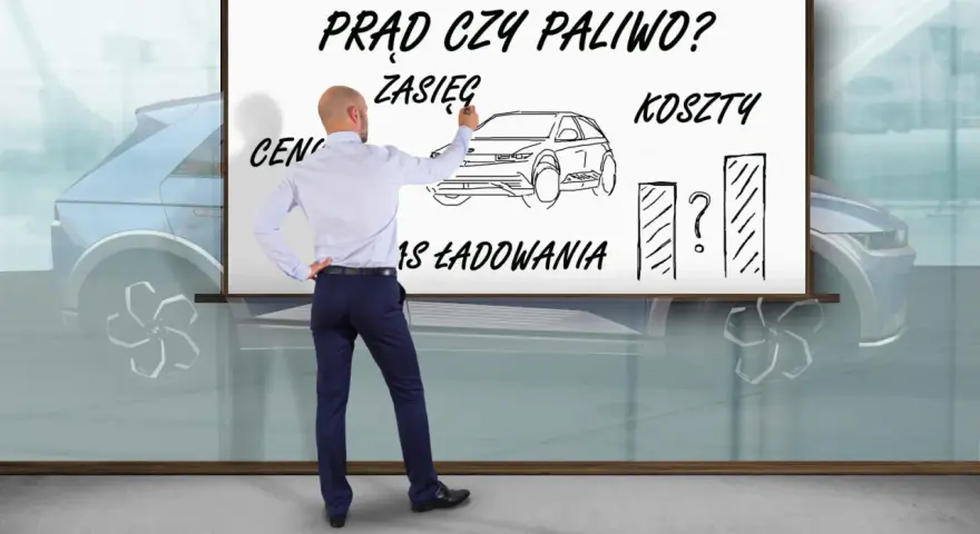 Prąd czy paliwo? Zasięg samochodu elektrycznego, koszty i czas ładowania.