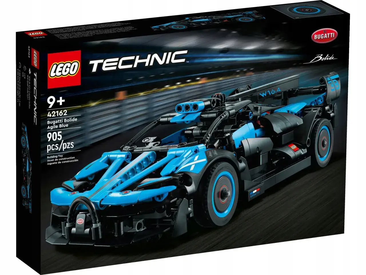 Zestaw LEGO Technic 42162 Bugatti Bolide Agile Blue. Zastanawiasz się, ile kosztuje Bugatti Bolide? Ten model klocków to świetna alternatywa!